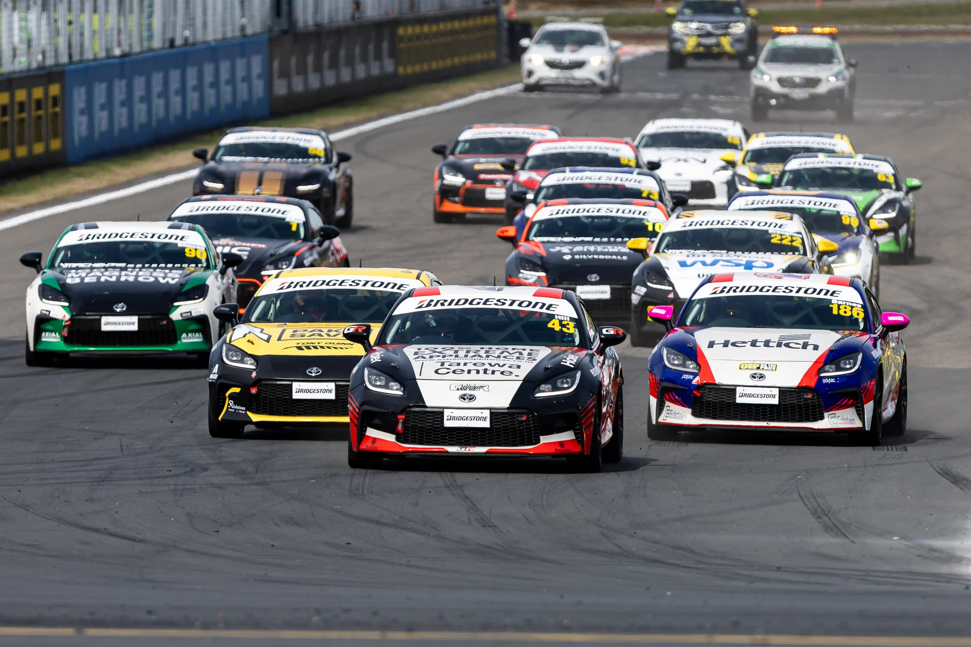 Cameron Hill leading the field at Taupo