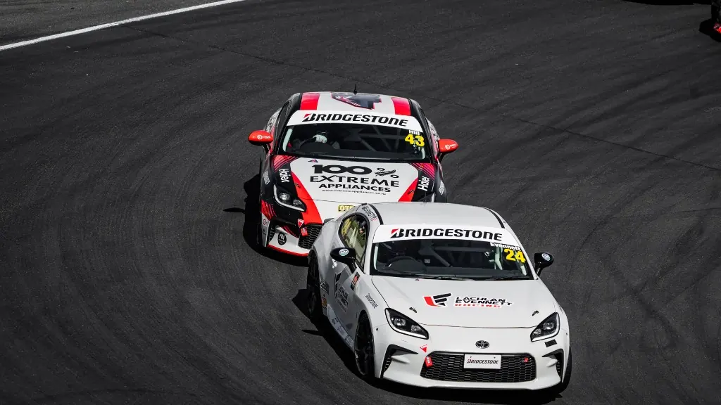 Number 43 GR86 on track